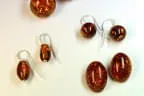 Bernst-Ohrschmuck
